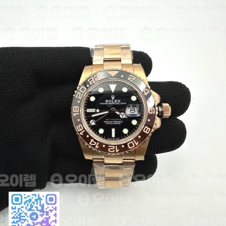 BP공장 롤렉스 GMT마스터2 루트비어 금통 GMT Master II 126715CHNR RG/RG Blk BP Asia 2813 CHS