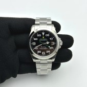VS공장 롤렉스 에어킹 블랙다이얼 브레이슬릿 Air-King 126900 VSF 1:1 Best Edition 904L Steel Black Dial on SS Bracelet VS3230