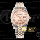 BP공장 롤렉스 데이저스트 36 로즈골드 콤비 로즈골드다이얼 브레이슬릿 DateJust 36mm Jub Flt RG/SS Rose Gold/Rmn BP A2813