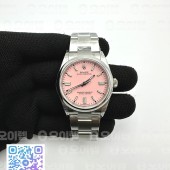 VS공장 롤렉스 오이스터퍼페츄얼 36 핑크다이얼 브레이슬릿 Oyster Perpetual 126000 36mm VSF 1:1 Best Edition 904L Steel Pink Dial VS3230