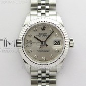 BP공장 롤렉스 데이저스트 28 실버다이얼 2671 Datejust 28mm 279174 SS BP Best Edition Silver Star Crystal Markers Dial on SS Jubilee Bracelet ETA2671