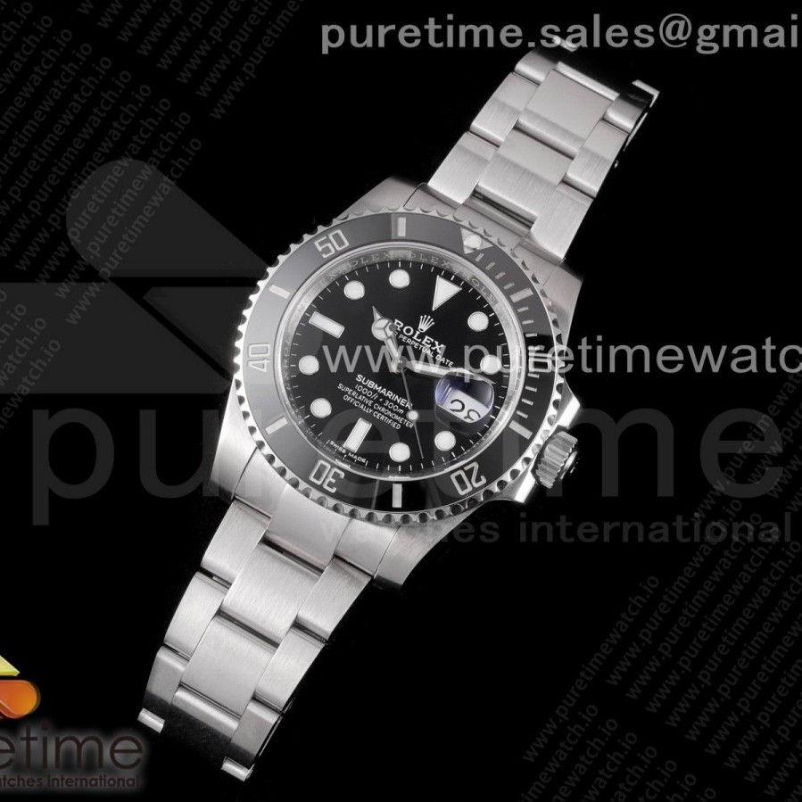 ZF공장 롤렉스 서브마리너 40 블랙데이트 스틸 블랙다이얼 브레이슬릿 Submariner 116610 LN Black Ceramic ZF 1:1 Best Edition 904L SS Case and Bracelet VR3135