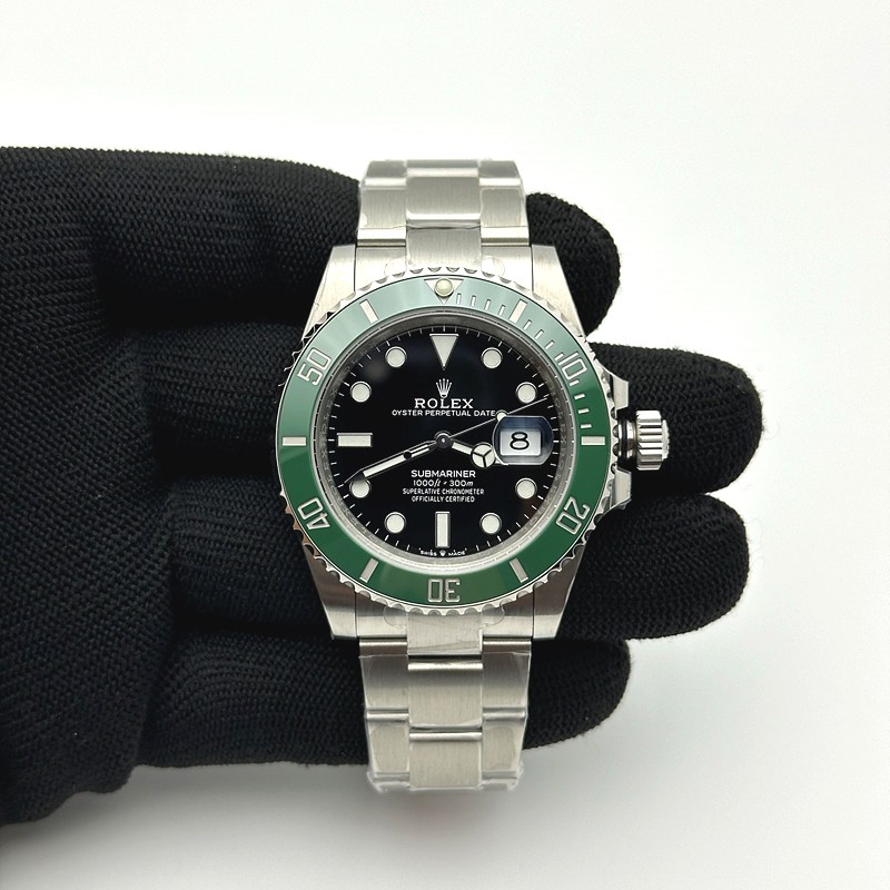 VS공장 롤렉스 서브마리너 41 스타벅스 그린 스틸 브레이슬릿 Submariner 41mm 126610 LV Kermit 904L Steel VSF 1:1 Best Edition VS3235