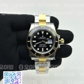 CLEAN공장 롤렉스 서브마리너 흑콤 116613LN 3135무브먼트 클린공장 CleanFactory Rolex Submariner Two Tone Black Dial 116613LN 클린