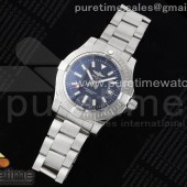 TF공장 브라이틀링 어벤져 43 스틸 블랙다이얼 브레이슬릿 Avenger Automatic 43mm SS TF 1:1 Best Edition Black Dial on SS Bracelet A2824