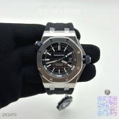 ZF공장 오데마피게 로얄오크오프쇼어 다이버 15703 러버스트랩 Royal Oak Offshore 15703 V2 ZF 1:1 Best Edition Black Dial on Rubber Strap 3120 Super Clone