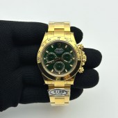 Clean공장 롤렉스 데이토나 그린다이얼 옐로우골드금통 클린공장 Daytona 116508 Clean 1:1 Best Edition Green Dial on YG Bracelet SA4130 V2