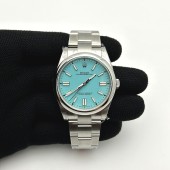 VS공장 롤렉스 오이스터퍼페츄얼 41 티파니블루다이얼 브레이슬릿 Oyster Perpetual 124300 41mm VSF 1:1 Best Edition 904L Steel Tiffany Blue Dial VS3235