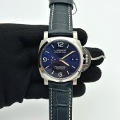 VS공장 파네라이 PAM1313 스틸 블루다이얼 가죽스트랩 PAM1313 VSF 1:1 Best Edition Blue Dial on Blue Leather Strap P.9010 Clone SB공장