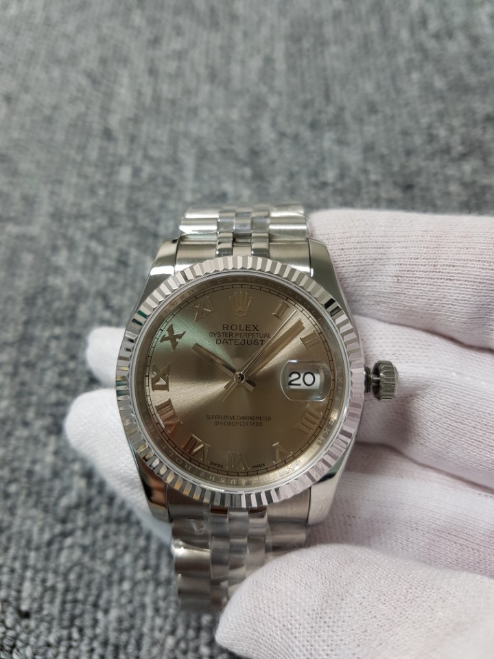 BP공장 롤렉스 데이저스트 스틸 그레이 로만 다이얼 Rolex DateJust SS&Gray Roman Dial 브레스렛 V2