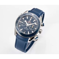 OM공장 오메가 마스터 크로노미터 크로노 블루 Omega Master Chronomeer Chronograph Blue 러버