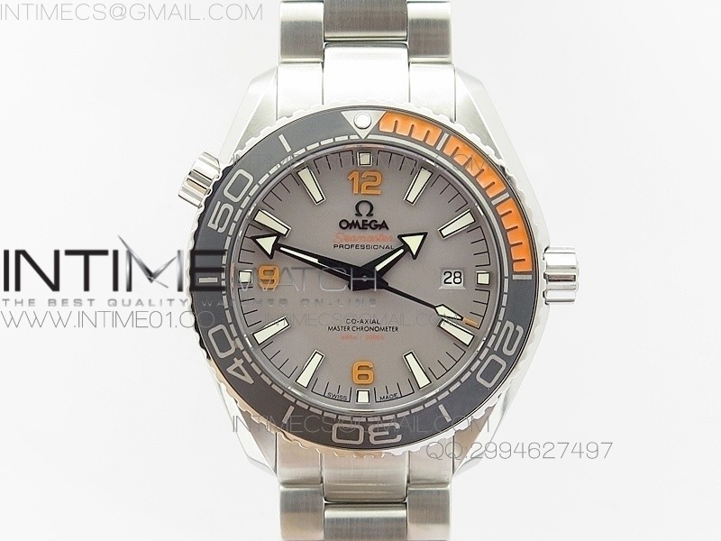 OM공장 오메가 플래닛오션 2016 그레이다이얼 오렌지인서트 Omega Planet-Ocean 2016 Gray Dial Orange Insert