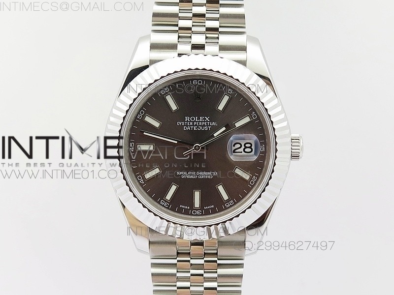 BP공장 V2 롤렉스 데이저스트2 스틸 그레이2다이얼 바인덱스 Rolex DateJust2 SS&Gray2 Dial Bar Index 신형브레스렛