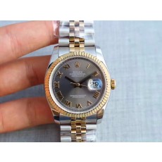 BP공장 롤렉스 데이저스트 콤비 챠콜 로만인덱스 Rolex DateJust Combi&Charcoal Dial Roman Index 브레스렛 V2