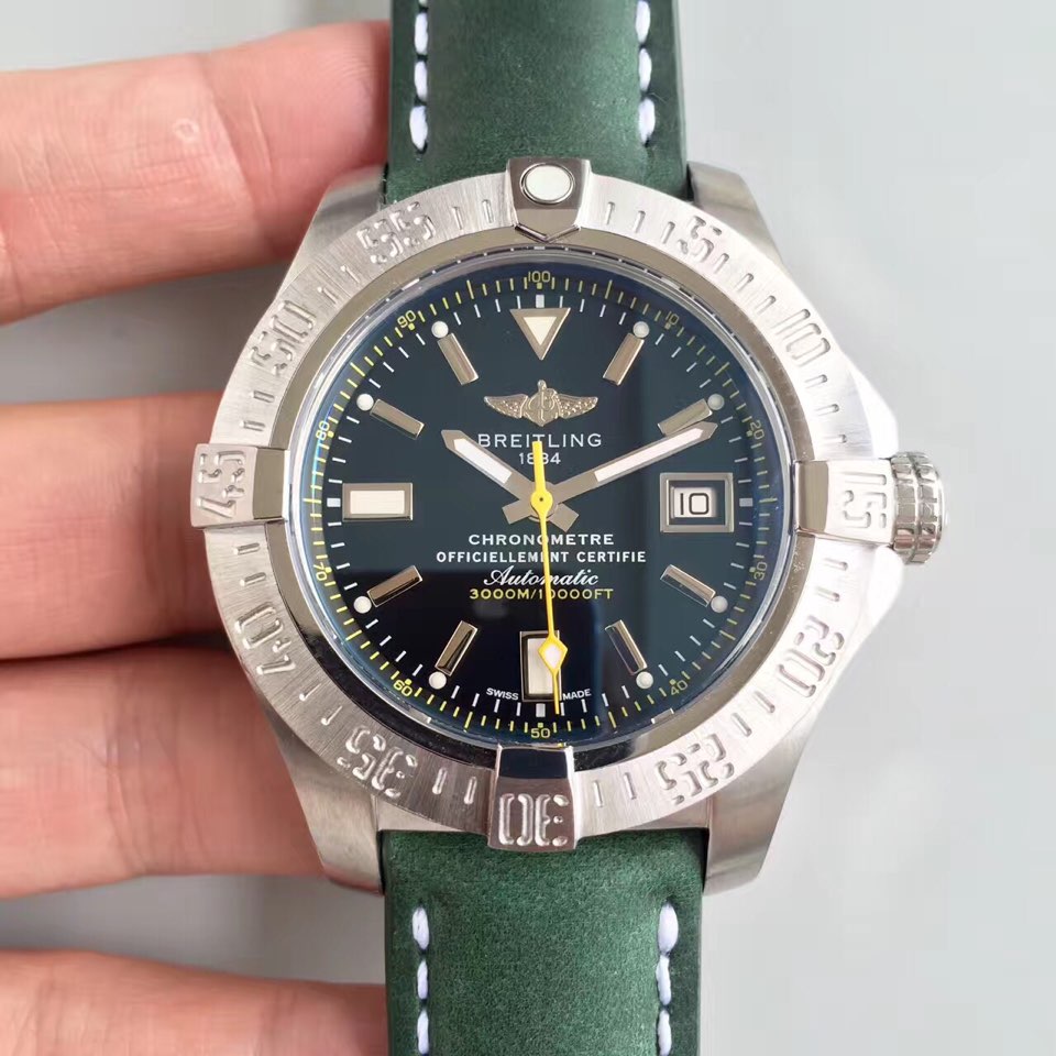 일반공장 브라이틀링 어벤져2 씨울프 옐로세컨핸즈 Breitling Avenger Seawolf Yellow Secondhands