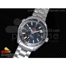 OM공장 오메가 씨마스터600 45mm 블랙다이얼 실버인덱스 블랙베젤 브레이슬릿 Planet Ocean Professional Ceramic Bezel 45mm SS Bracelet A8500 (Black Balance Wheel)