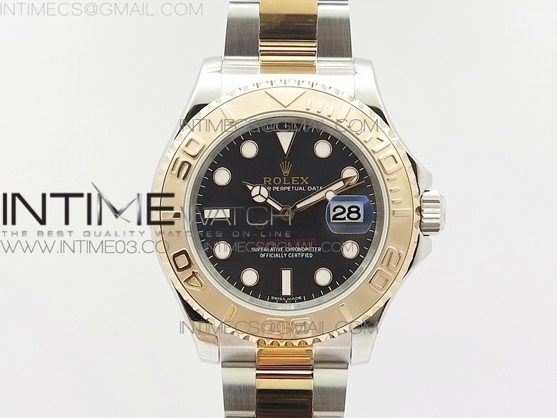 JF공장 롤렉스 요트마스터 로즈골드 콤비 브라운다이얼 YACHT-MASTER 116622 SS/RG BLACK DIAL ON BRACELET SA3135