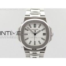 JJ공장 파텍필립 노틸러스 점보 5711 스틸 화이트다이얼 브레이슬릿 NAUTILUS JUMBO 5711 WHITE TEXTURED DIAL ON SS BRACELET A324