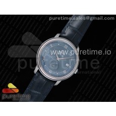 TW공장 오메가 드빌 프레스티지 스틸 딥블루다이얼 가죽스트랩 De Ville Prestige Real Power Reserve SS Deep Blue Dial on Blue Leather Strap A2824