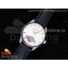 ML공장 파텍필립 클래식 디 에로틱 타임피스 스 화이트다이얼 옐로우골드인덱스 가죽스트랩 Classic The Erotic Timepiece White Dial YG Markers on Black Leather Strap A23J