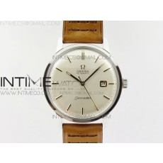 TW공장 오메가 씨마스터 30 1962 데이트 스틸 화이트다이얼 골드인덱스 브라운가죽스트랩SEAMASTER 30 1962 DATE SS WHITE DIAL GOLD MARKERS ON BROWN LEATHER STRAP MIYOTA 8215