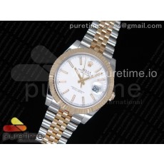 GM공장 롤렉스 데이저스트 41 포금 옐로우골드콤비 화이트다이얼 쥬빌레브레이슬릿 DateJust 41 126333 YG Wrapped White Dial on SS/YG Jubilee Bracelet A2824