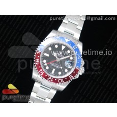 EW공장 롤렉스 GMT마스터2 블루앤레드 블랙다이얼 펩시 브레이슬릿 GMT-Master II 126710 BLRO Pepsi Bezel on SS Bracelet A2836