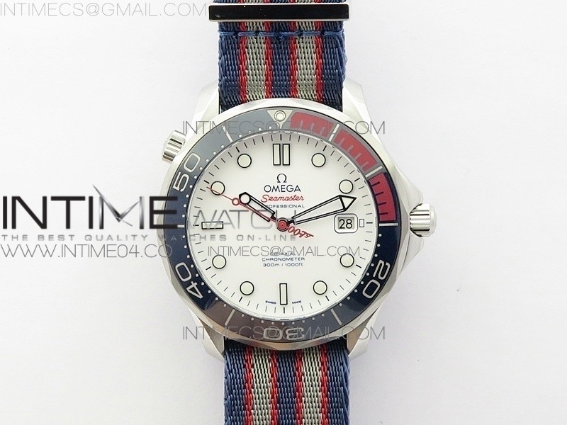 MK공장 오메가 스틸 씨마스터 다이버 300M 커멘더스워치 나토스트랩 SEAMASTER DIVER 300M SS 