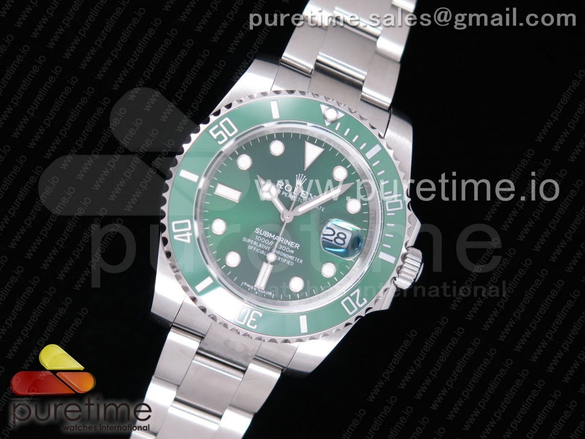 V9공장 롤렉스 서브마리너 그린 904L Submariner 116610 LV Green Ceramic  904L 1:1 Best Edition on SS Bracelet SA3135