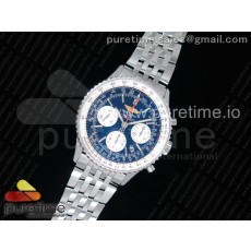 JF공장 V2 브라이틀링 내비타이머 스틸 블루다이얼 브레이슬릿 Navitimer 01 SS  Blue Dial on SS Bracelet A7750