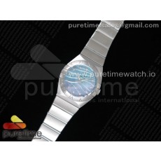 ZF공장 오메가 컨스텔레이션 27MM 블루자개다이얼 Constellation Ladies 27mm SS Blue MOP Dial on SS Bracelet ETA Quartz