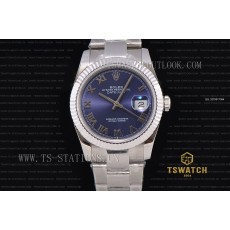 BP공장 데이저스트 36MM 블루다이얼 브레이슬릿 Datejust 36mm BP High Grade Blue Dial SS Bracelet A2813