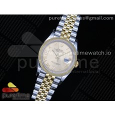 EW공장 롤렉스 데이저스트 36 옐로우골드콤비 샴페인다이얼 쥬빌레브레이슬릿 DateJust 36 SS/YG 126233 Gold Dial Roman Markers on Jubilee Bracelet A3235