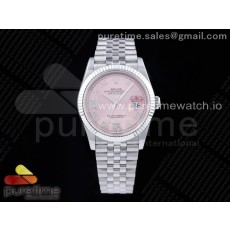 GM공장 롤렉스 데이저스트 36 핑크다이얼 브레이슬릿3235 DateJust 36 SS 126234 904L Steel Pink Dial Diamond Roman Markers on Jubilee Bracelet SA3235