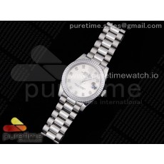 GM공장 롤렉스 데이저스트 31 실버다이얼 브레이슬릿 DateJust 31 Ladies 278289 GMF 316L Steel Silver Dial Diamonds Markers on President Syle Bracelet