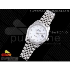 RE공장 롤렉스 데이저스트 41 화이트다이얼 브레이슬릿 New DateJust 41 126334 SS White Dial Diamonds Markers on Jubilee Bracelet A3235 Clone