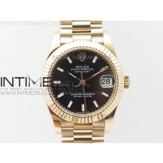 BP공장 롤렉스 데이저스트 31 로즈골드금통 블랙다이얼 브레이슬릿2813 Datejust 31mm 278275 RG Black Sticks Markers Dial on RG President Bracelet