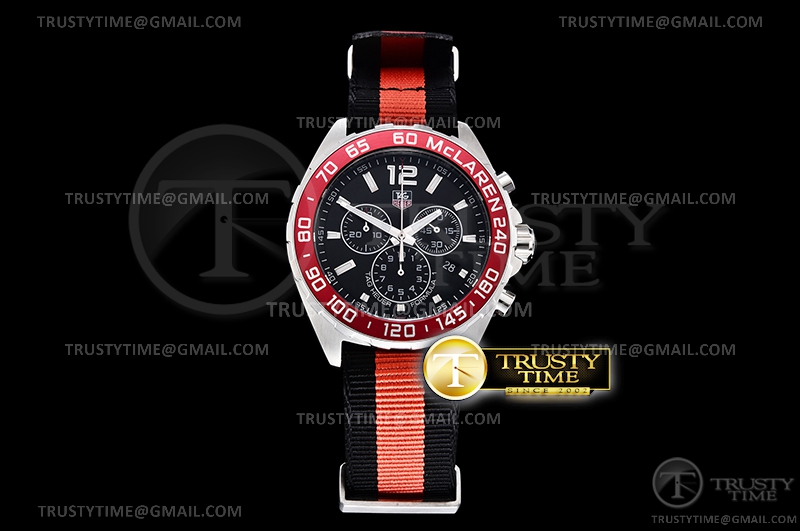 XT공장 F1 블랙다이얼 쿼츠 Tag F1 Chrono SS/NY Red XTF Swiss Qtz