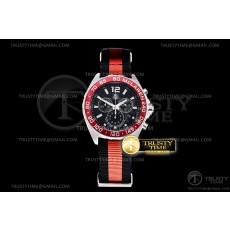 XT공장 F1 블랙다이얼 쿼츠 Tag F1 Chrono SS/NY Red XTF Swiss Qtz