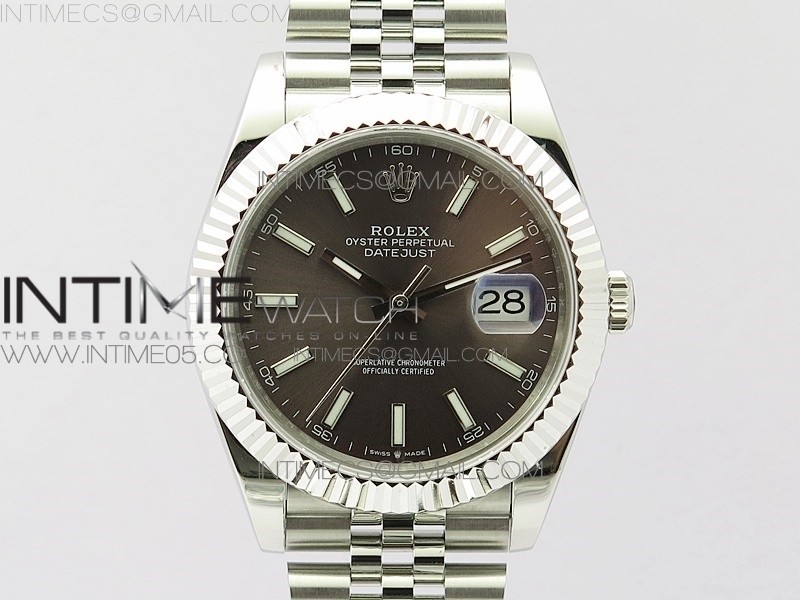 BP공장 롤렉스 데이저스트 41 그레이다이얼 브레이슬릿3235 DateJust 41 126334 SS New Version Black Dial on Jubilee Bracelet