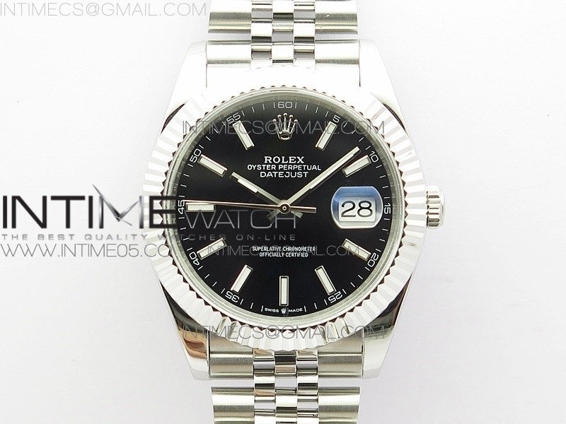 BP공장 롤렉스 데이저스트 41 블랙다이얼 브레이슬릿3235 DateJust 41 126334 SS New Version Black Dial on Jubilee Bracelet