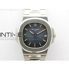 PP공장 V4 노틸러스 점보 블루다이얼 브레이슬릿 Nautilus Jumbo 5711 Super Replication Blue Textured Dial on SS Bracelet PPF324 PPF공장