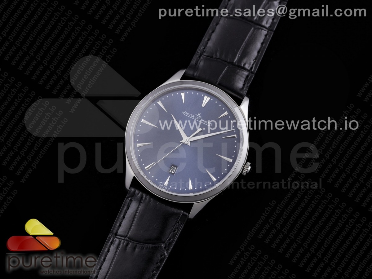 FK공장 마스터 울트라씬 블루다이얼 가죽스트랩 Master Ultra Thin Date FKF 1:1 Best Edition Blue Dial on Black Leather Strap A898