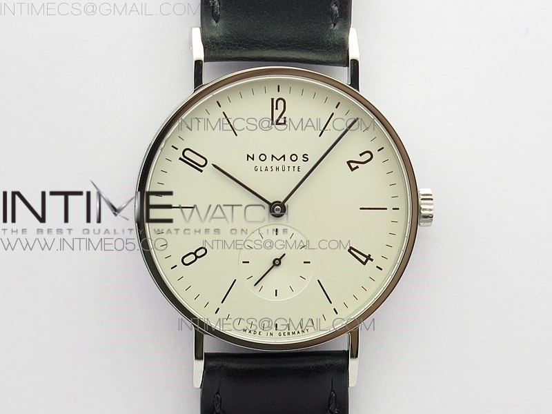 MK공장 노모스 탕고맛 화이트다이얼 가죽스트랩 Tangente 38mm MKS 1:1 Best Edition White Dial on Black Leather Strap A23J