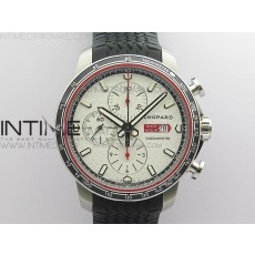 V7공장 밀레미글리아 화이트다이얼 러버 Mille Miglia 168571 SS V7F 1:1 Best Edition White Dial On Black Rubber Strap A7750 to Cal.107179