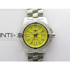 B50공장 씨울프 옐로우다이얼 Seawolf 45mm SS B50 1:1 Best Edition SuperLumed Yellow Dial Stick Markers on SS Bracelet A2824