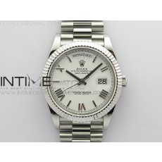 BP공장 롤렉스 데이데이트 40미리 화이트다이얼 2836 Day-Date 40mm 228239 BP New Dial Version 904 SS White Roman Markers Dial on SS President Bracelet A2836