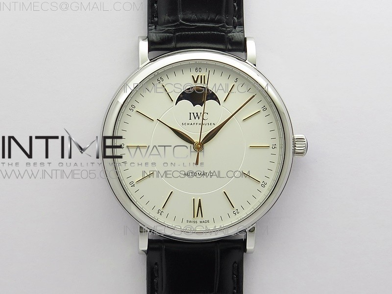 MK공장 포르토피노 화이트다이얼 가죽스트랩 Portofino IW459402 SS MKS 1:1 Best Edition White Dial on Black Leather Strap Miyota 9015