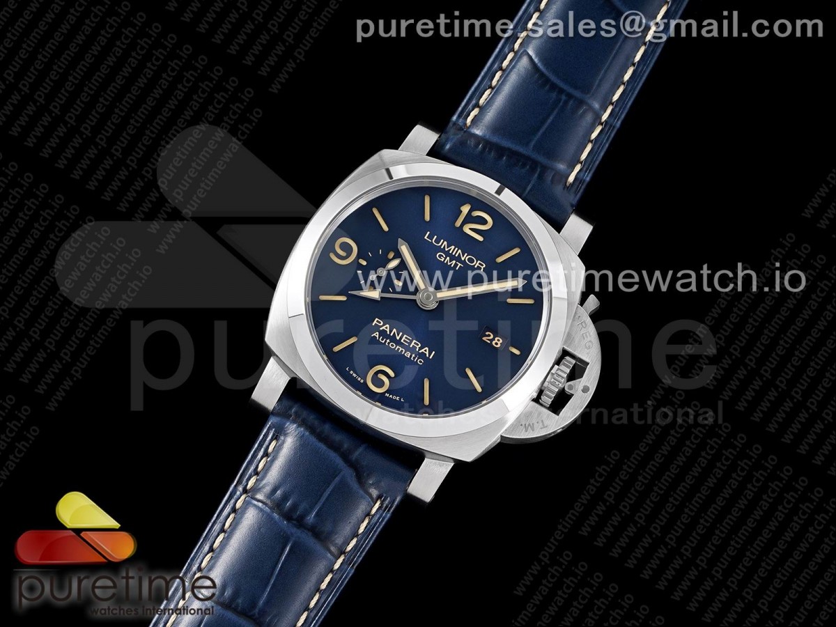 VS공장 파네라이 PAM1033 블루다이얼 블루가죽스트랩 PAM1033 V 44mm VSF 1:1 Best Edition Blue Dial on Blue Leather Strap P.9011 Super Clone