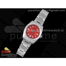 KR공장 오이스터 36미리 레드다이얼 2824 Oyster Perpetual 126000 36mm KRF 1:1 Best Edition 904L Steel Red Dial A2824